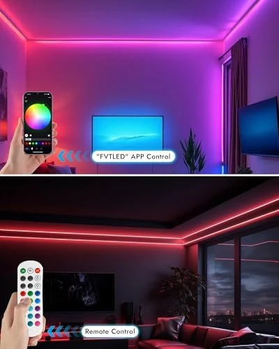 RGBW COB LED Light Strip 32.8ft — LED Strip Lights, INDARUN