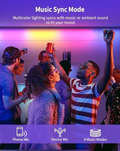 Smart Bluetooth RGB+IC LED Strip Light — LED Strip Lights, SUNLINKCO