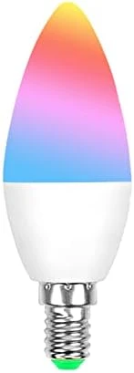 Smart Dimmable RGBCW LED Candle Light Bulb — Smart Light Bulb, ngnsky