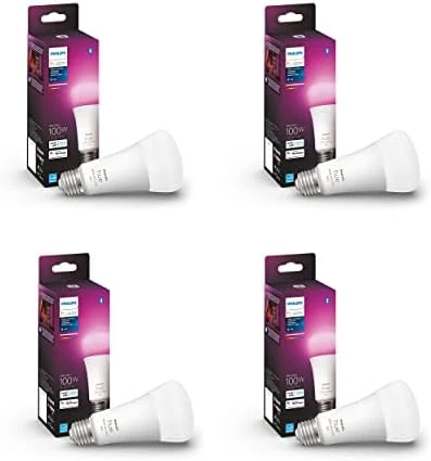 Smart LED Bulb (2-Pack) - White and Color Ambiance — Smart Light Bulb, Philips