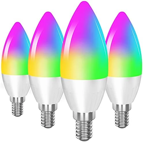 Smart Light Bulb (E12 Base, 4 Pack) — Smart Light Bulb, DOGAIN