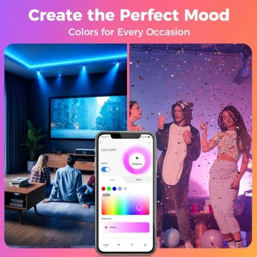 Smart RGB Color Changing LED Bulb — Smart Light Bulb, DiCUNO