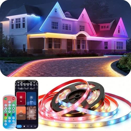 Smart RGB LED Strip Lights (65.6ft Outdoor) — LED Strip Lights, DeckTok