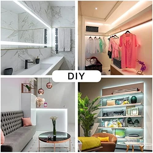White LED Strip Light, 20 ft Dimmable Bright Rope Lighting — LED Strip Lights, DAYBETTER