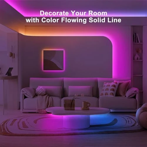 32.8ft Bluetooth RGB+IC COB LED Strip Light — LED Strip Lights, Tatazone