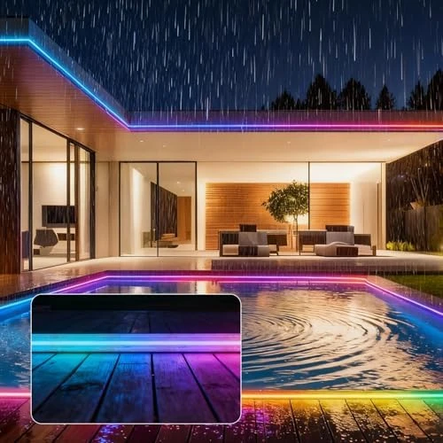 COB RGB+IC LED Strip Light Kit — LED Strip Lights, BUNACET