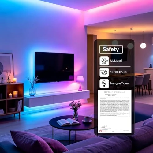 IP66 RGB Addressable LED Strip - 864 LEDs/m, Color Chasing, 16.4ft — LED Strip Lights, BTF-LIGHTING