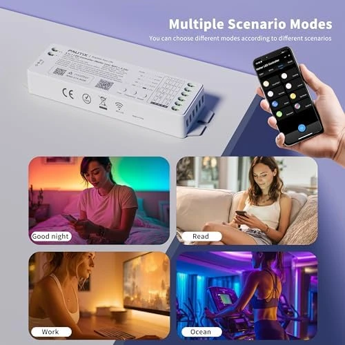 Matter WiFi LED Controller 5in1 — Smart Light Bulb, PAUTIX