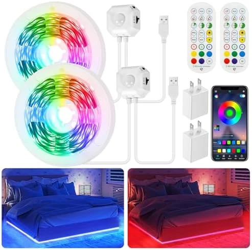 Motion Activated RGB LED Strip Lights (9.8Ft) — LED Strip Lights, Taormey