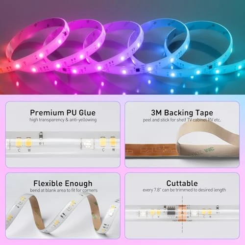 Multi-Function LED Strip Light 16.4ft — LED Strip Lights, Shine Decor
