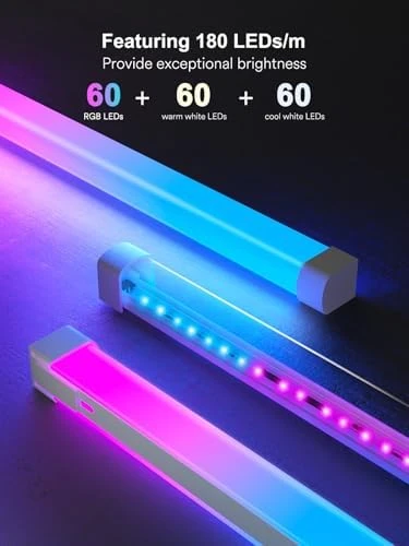 Smart LED Strip Lights with Covers 16.4ft — LED Strip Lights, GraceGlide