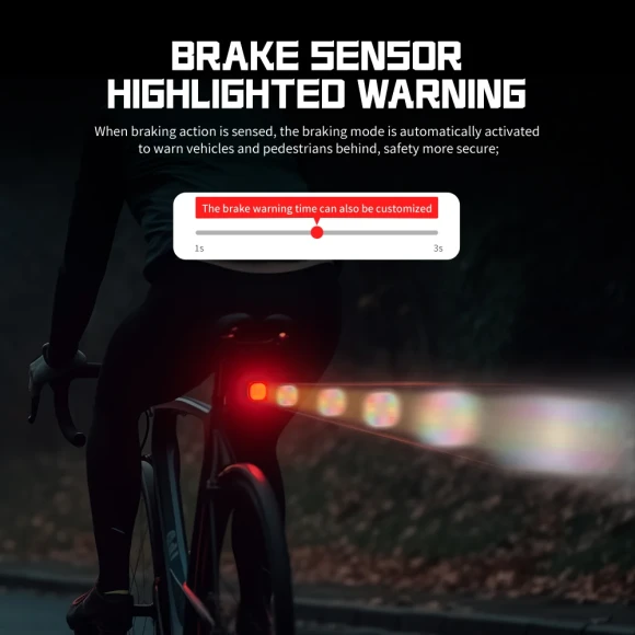 Intelligent Expression Taillight — Smart Bike Light, TOWILD