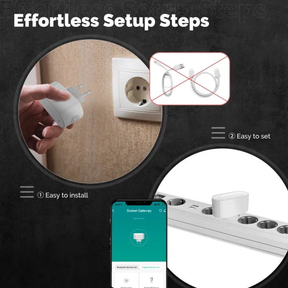 Multi-mode ZigBee Bluetooth BLE Mesh Smart Hub — Smart Home Hub, MOES