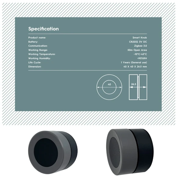 Smart Knob Switch Programmable Controller — Smart Button Pusher, Tuya