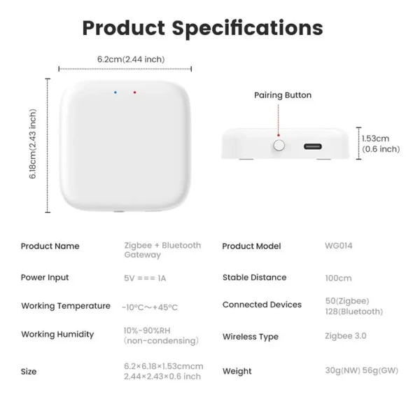 Smart Multi-Mode Gateway — Smart Home Hub, Tuya
