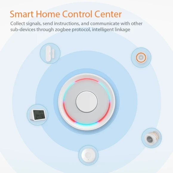 Smart ZigBee And Wireless Hub Gateway Smart Home Bridge Remote Controller — Smart Home Hub, Haozee