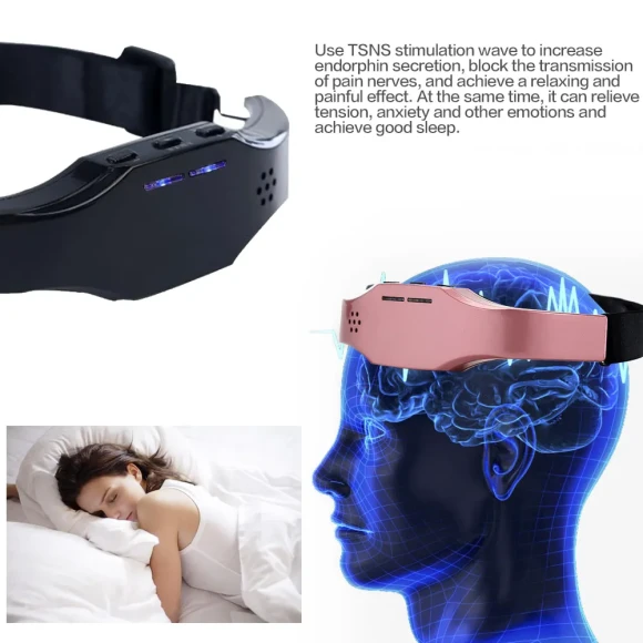 Smart Electric Head Massager with Sleep Monitor — Eye Massager