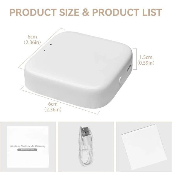 Smart Home Zigbee Gateway WiFi Bluetooth Bridge — Smart Home Hub, Tuya