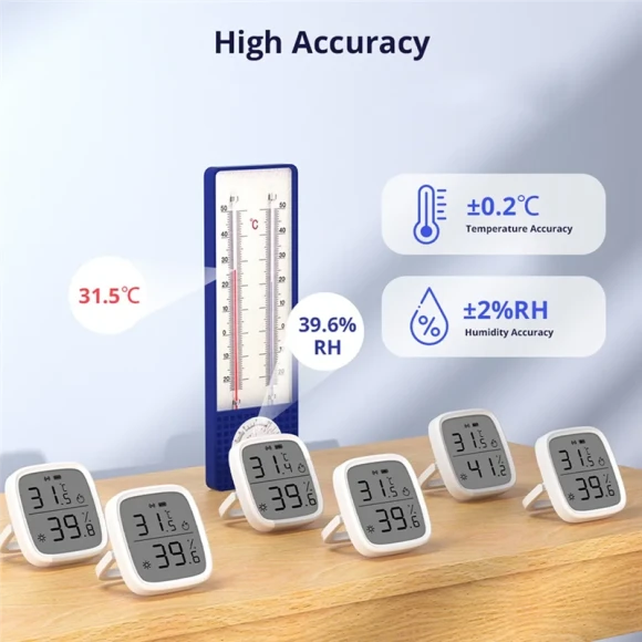 Temperature & Humidity Sensor with Screen and Zigbee Gateway — Air Quality Monitor