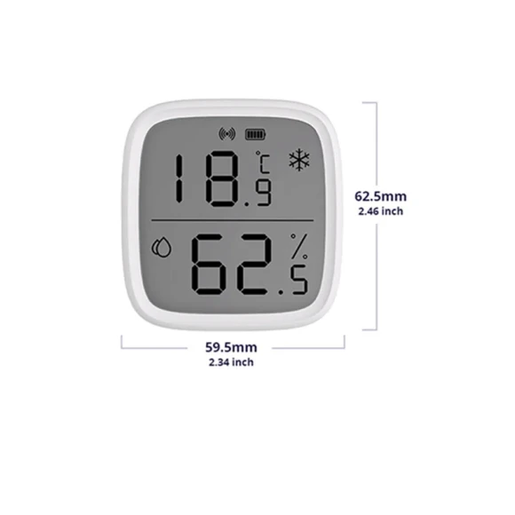 Temperature & Humidity Sensor with Screen and Zigbee Gateway — Air Quality Monitor