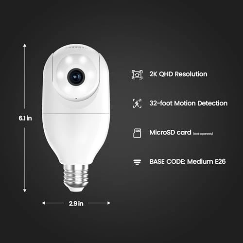 Smart Security Camera Bulb — Security Camera, Feit Electric