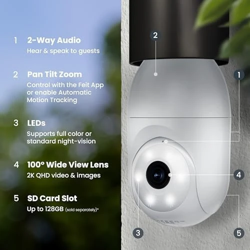 Smart Security Camera Bulb — Security Camera, Feit Electric