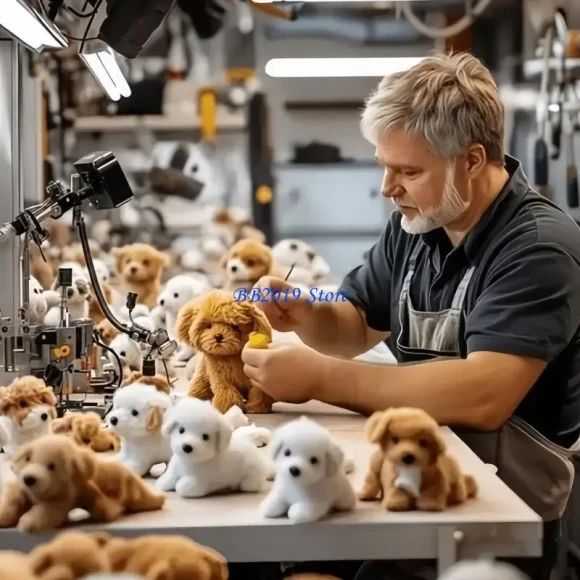 Battery-Powered Plush Dog Robot Toy — Robot Pet