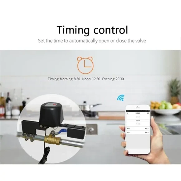 Smart Valve Controller — Water Shut Off Valve, Tuya