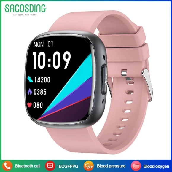 Smart Watch with ECG Heart Health Analysis — Smart Watch, SACOSDING