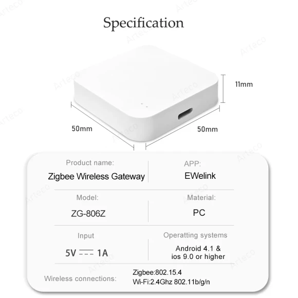 Smart Home Wireless Bridge Gateway Hub — Smart Home Hub, Tuya