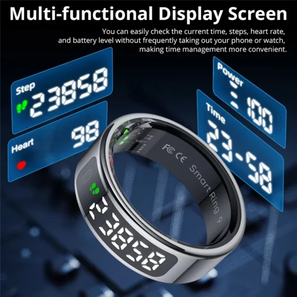 Smart Ring with Display Screen and Health Manager — Smart Ring