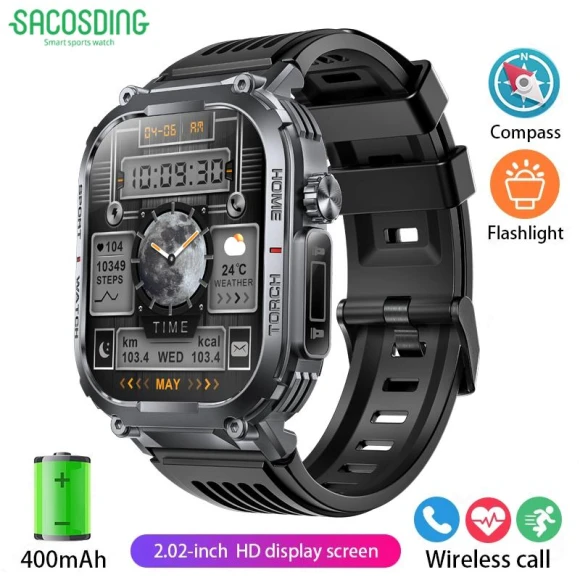 Smart Watch for Men — Fitness Tracker, SACOSDING