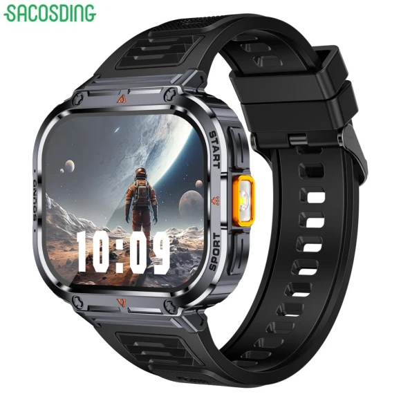 Ultra Large Screen Smart Watch with Flashlight — Smart Watch, SACOSDING