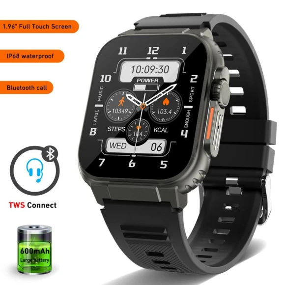 Smartwatch with TWS Earbuds — Smart Watch, Tiktop2