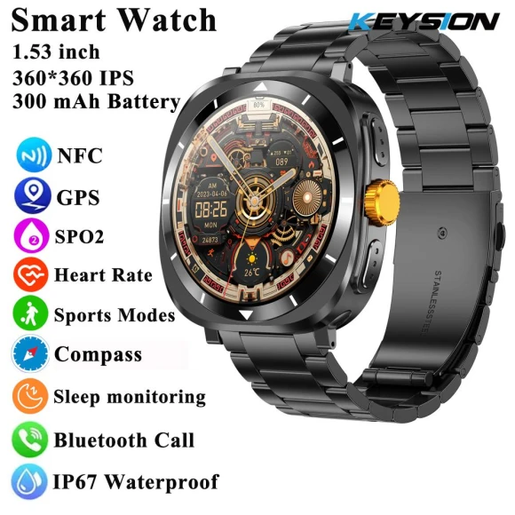 Outdoor GPS Trajectory Smart Watch — Smart Watch, KEYSION