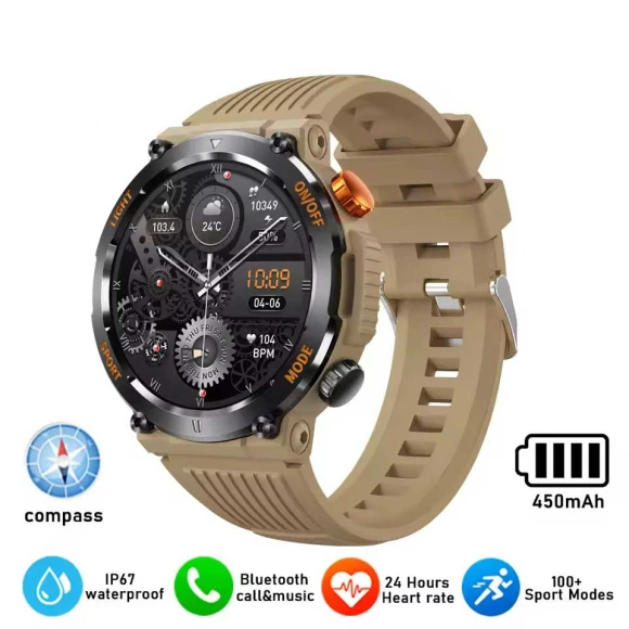 Smart Watch with Full-Screen Touch Display — Fitness Tracker, Lucky Start
