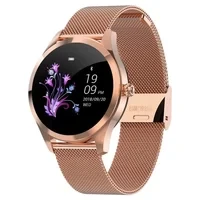 Women's Stainless Steel Smartwatch with Heart Rate Monitoring — Smart Watch