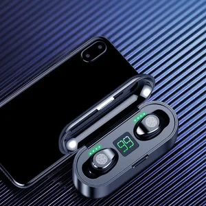 Dual-Ear Fingerprint Touch Mini In-Ear TWS Earbuds — Wireless Earbuds