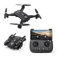 Folding quadcopter drone with dual HD camera and GPS — Drone