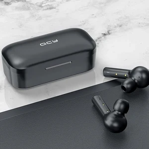True wireless stereo earphones with charging box — Wireless Earbuds, QCY