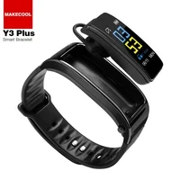 Smart Bracelet with Heart Rate Monitor, Bluetooth Earphone and Colorful Screen — Fitness Tracker