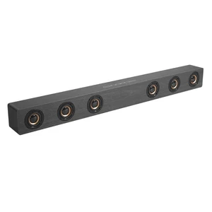 Wooden Bluetooth sound bar with alarm clock — Sound Bar