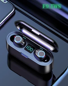 Wireless Bluetooth Earbuds with LED Display and 2000mAh Power Bank — Wireless Earbuds