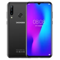 Smartphone with Triple AI OIS Cameras, 4GB RAM, 64GB Storage, 6.3-inch Waterdrop Notch Screen, Android 9.0 — Smartphones, DOOGEE