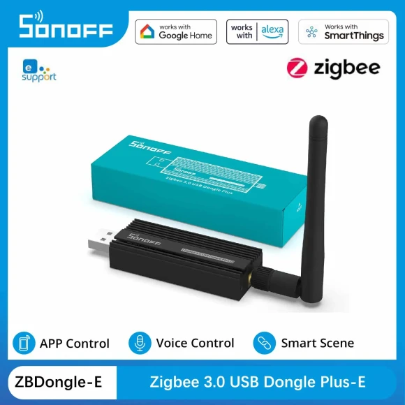 Zigbee 3.0 USB Dongle Plus Smart Home Wireless Gateway — Smart Home Hub, Sonoff