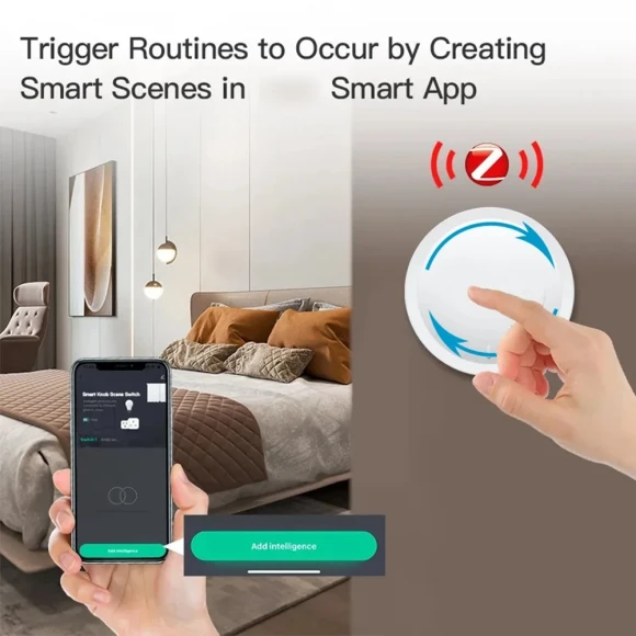 Zigbee Smart Knob Scene Switch and Button Controller — Smart Button Pusher