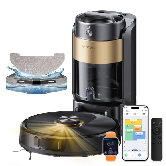 Robot Vacuum and Mop Combo — Robot Vacuum, Proscenic