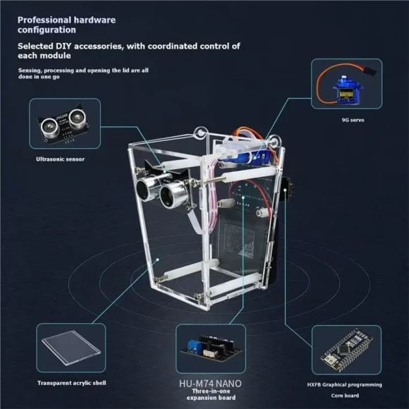 Smart Trash Can Electronic DIY Kit — Smart Trash Can