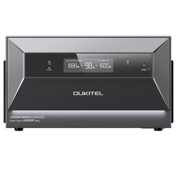 Balcony Energy Storage System, 2048Wh, Gray — Home Battery, OUKITEL