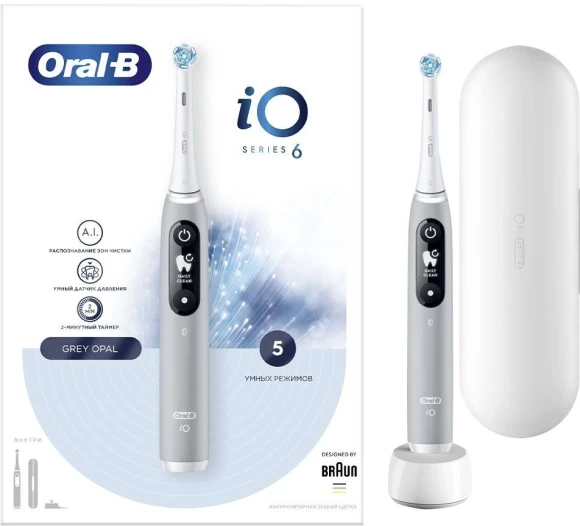 Electric toothbrush with 4 brush heads — Electric Toothbrush, Oral-B